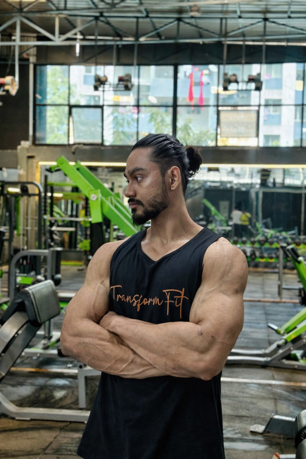 Abhishek Roy at his training facility