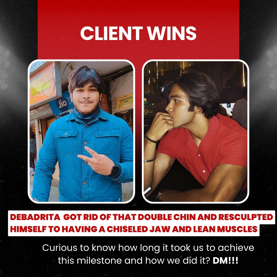 Debadrita's verified before-and-after body recomposition